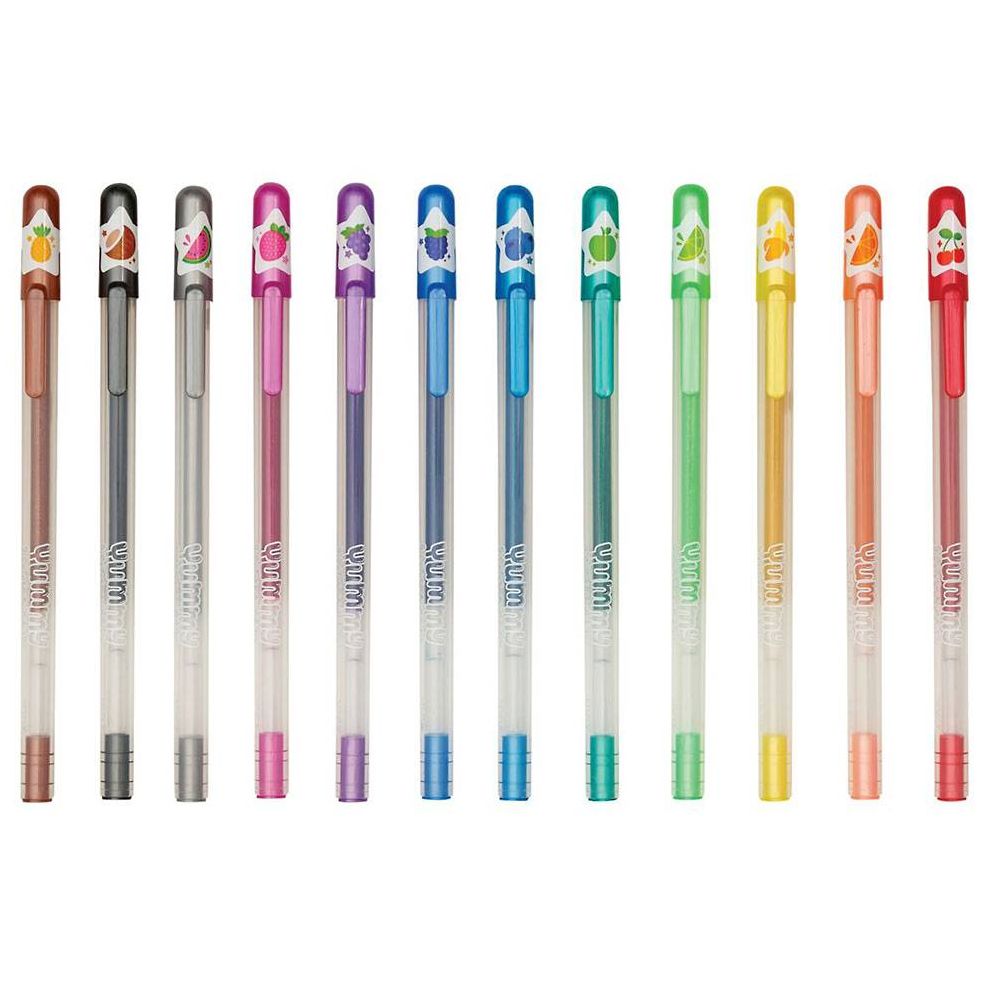 Yummy Yummy Scented Glitter Gel Pens 2.0 - Set of 12