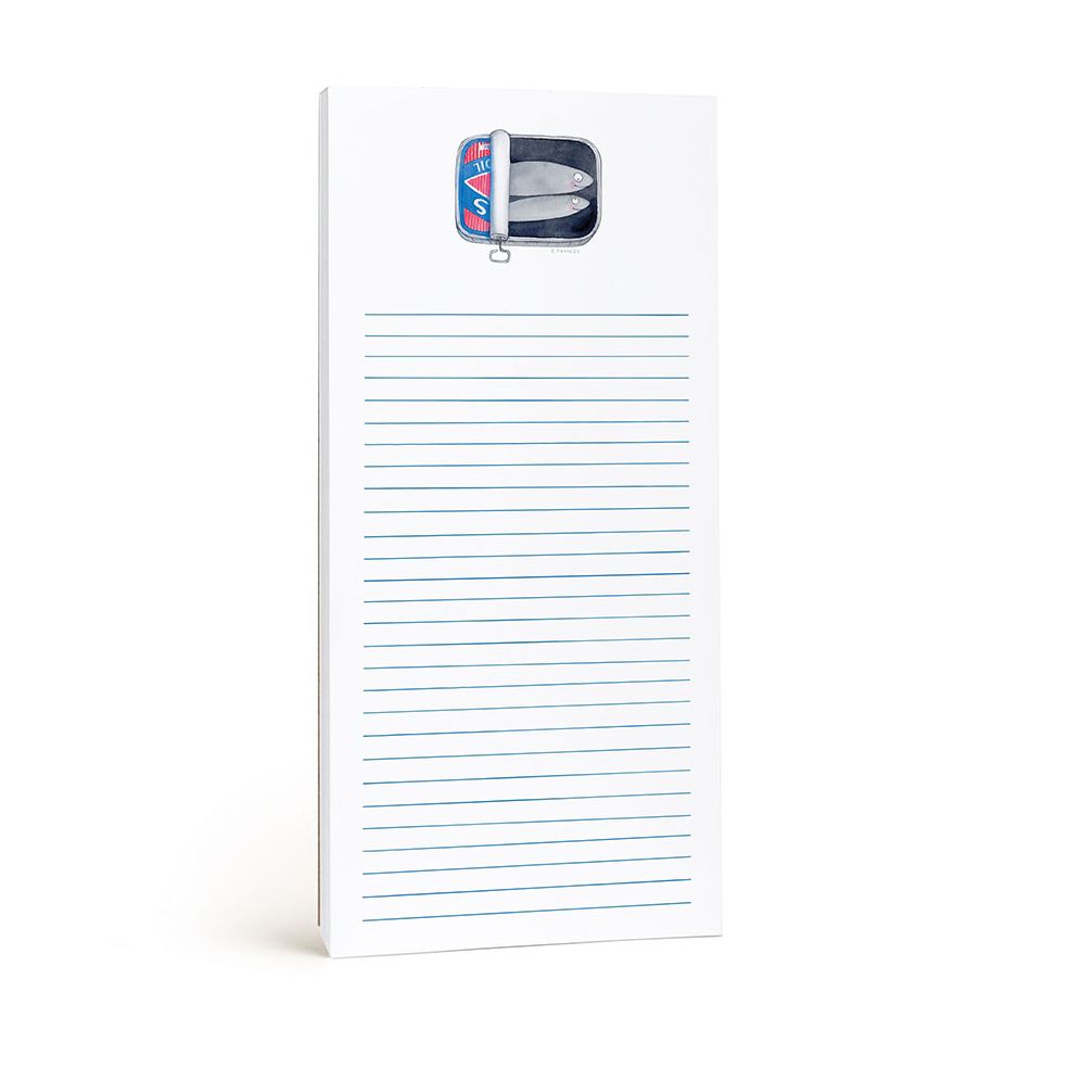 Sardines Notepad by E. Frances