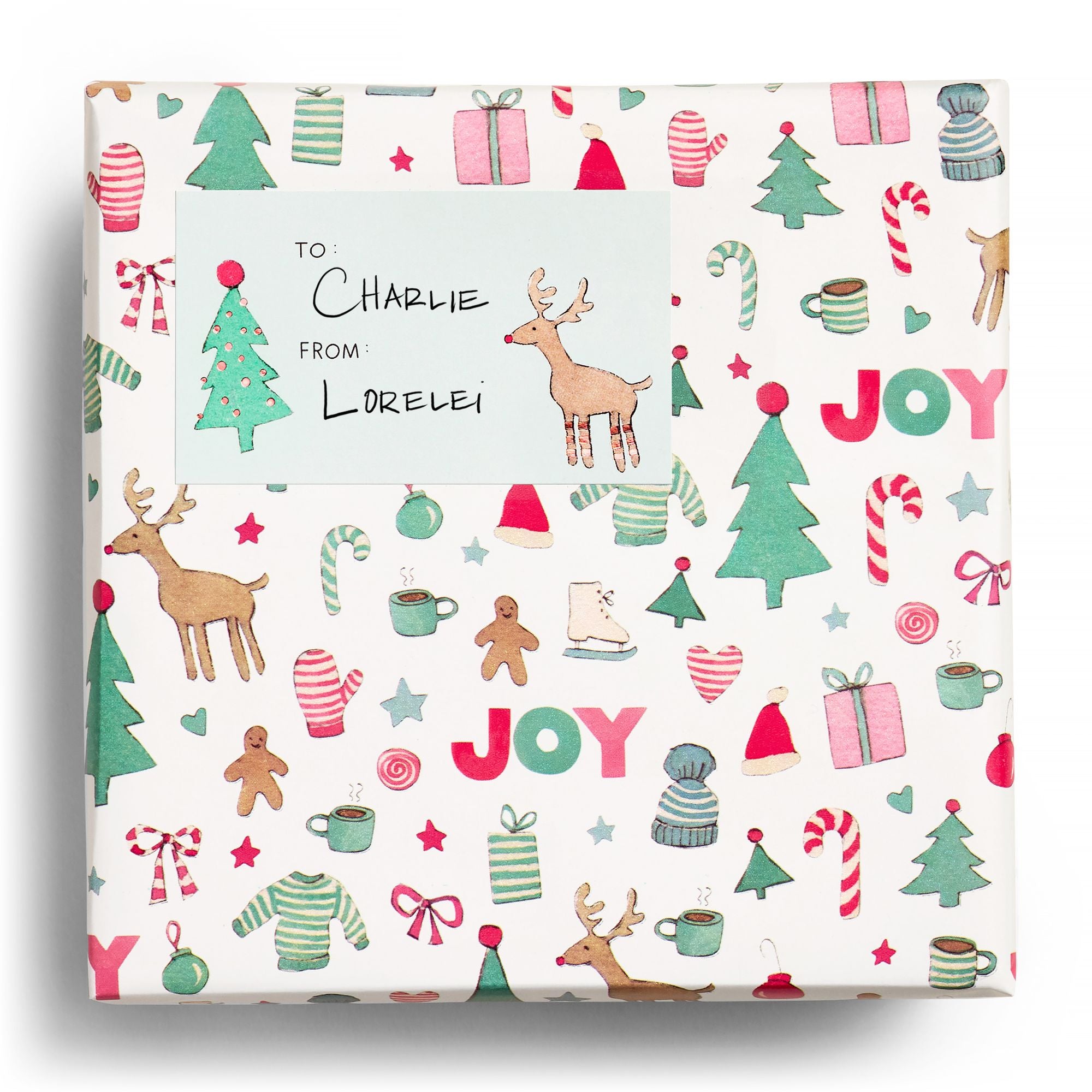 Merry Motif Gift Labels