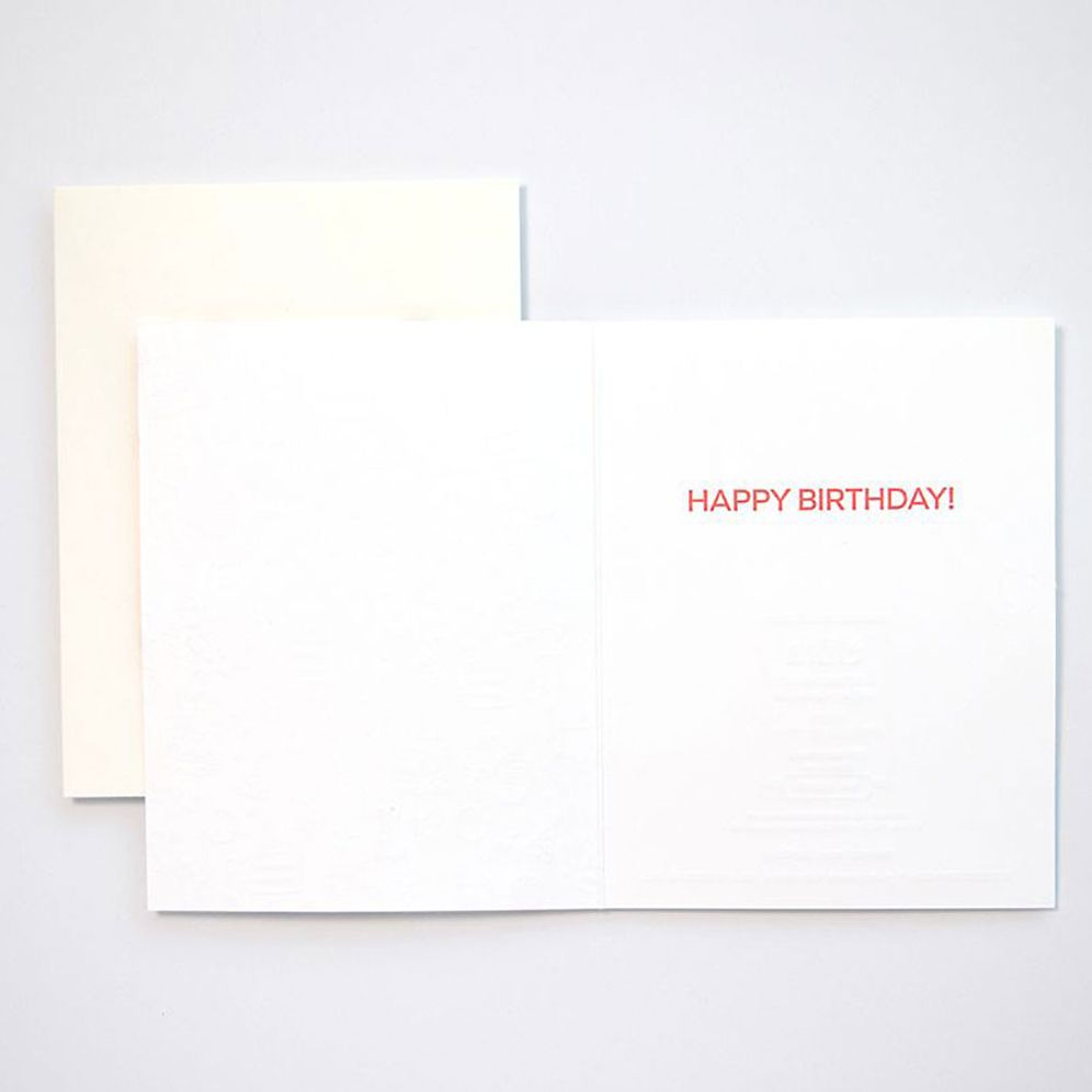 Party Hats and Cakes Birthday Card