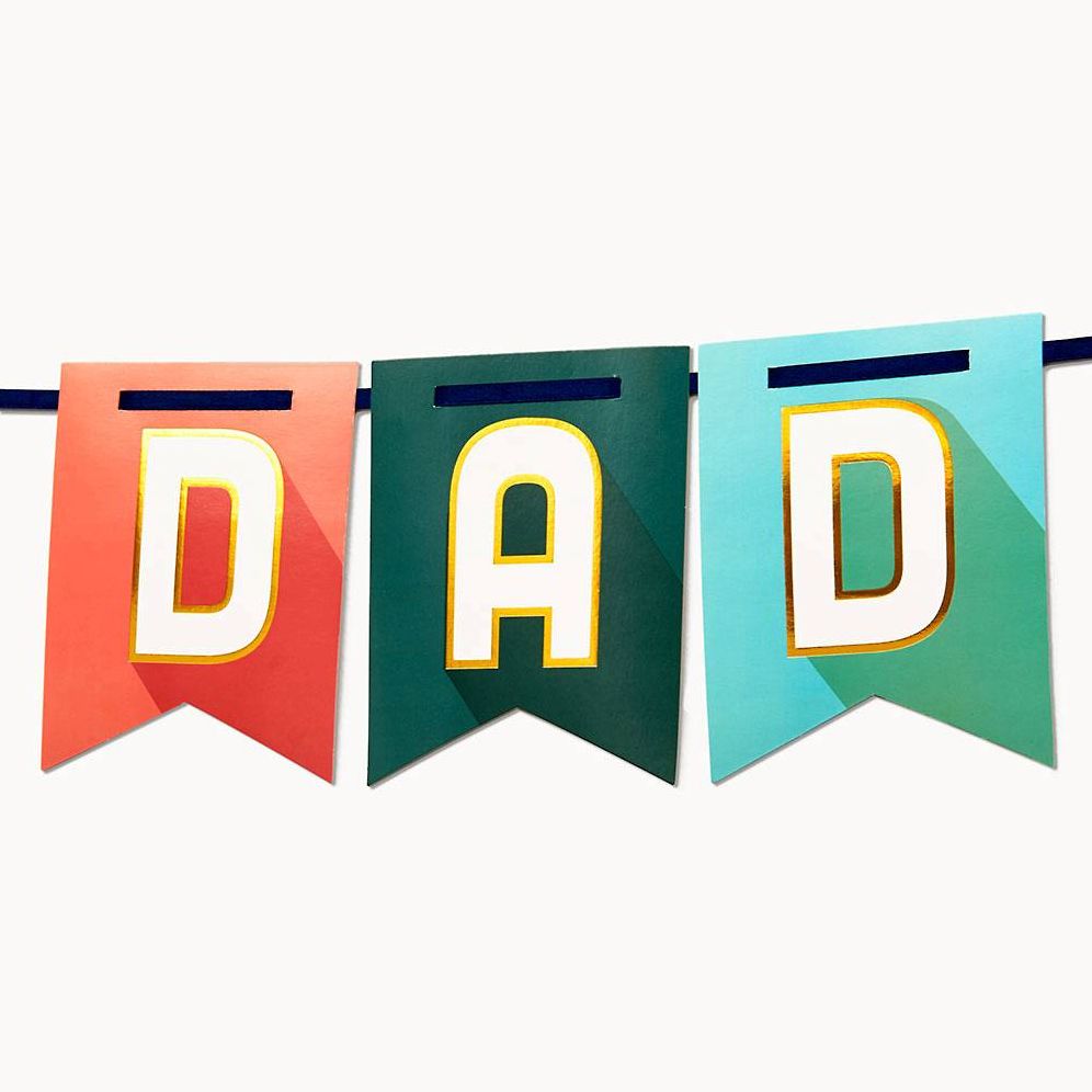 Best Dad Ever Colorful Garland