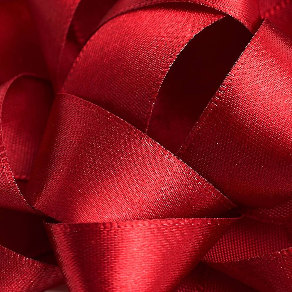 Red Satin Bow