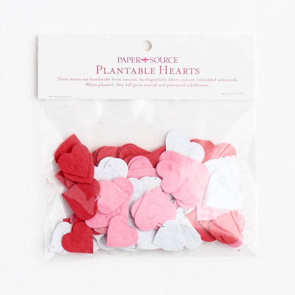 wildflower seed paper hearts Plantable Hearts