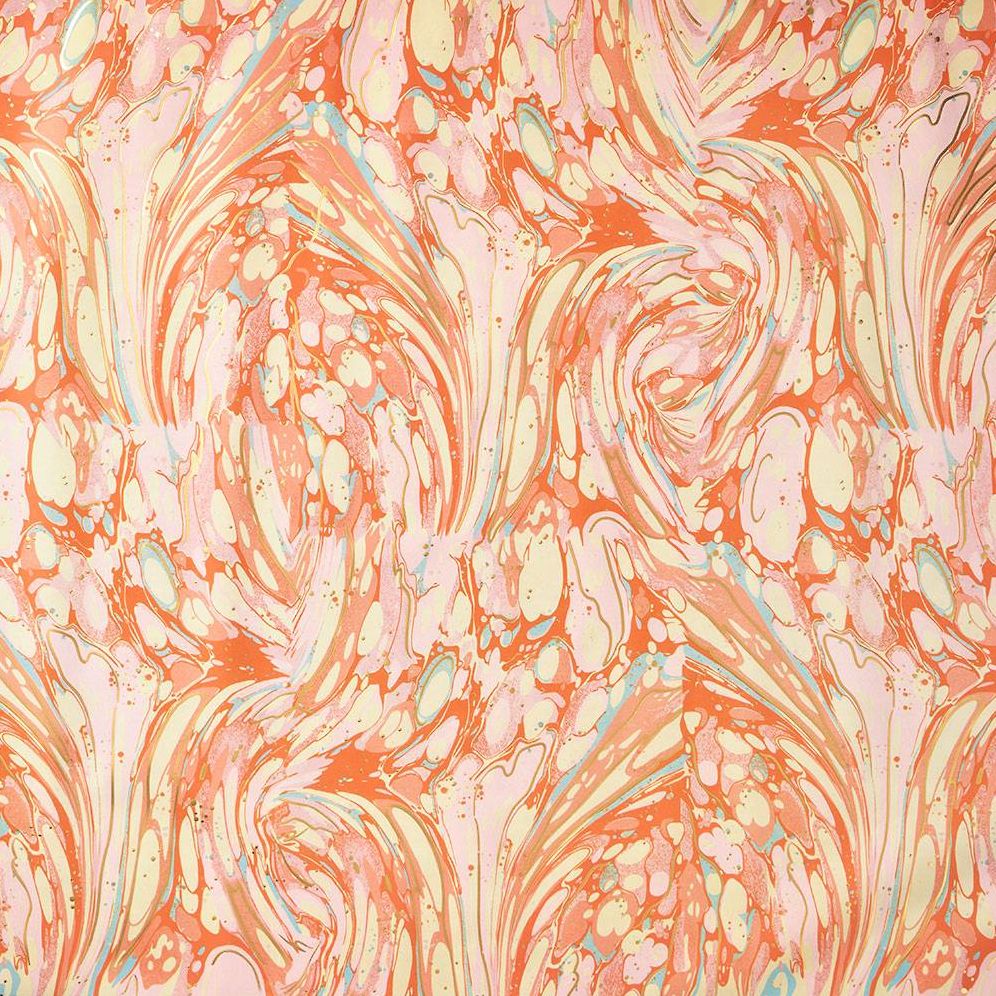 Pink Tones Marble Stone Wrapping Paper