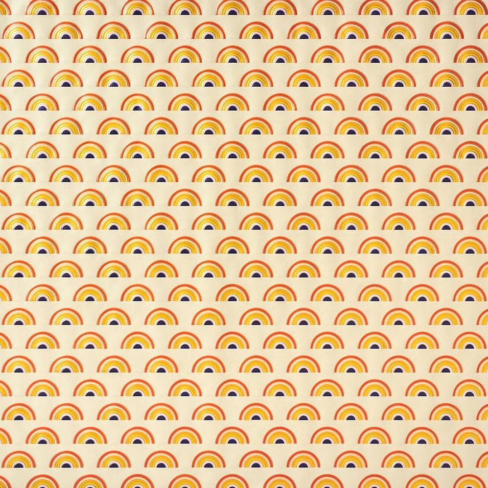 Gold Foil Rainbow Stone Wrapping Paper