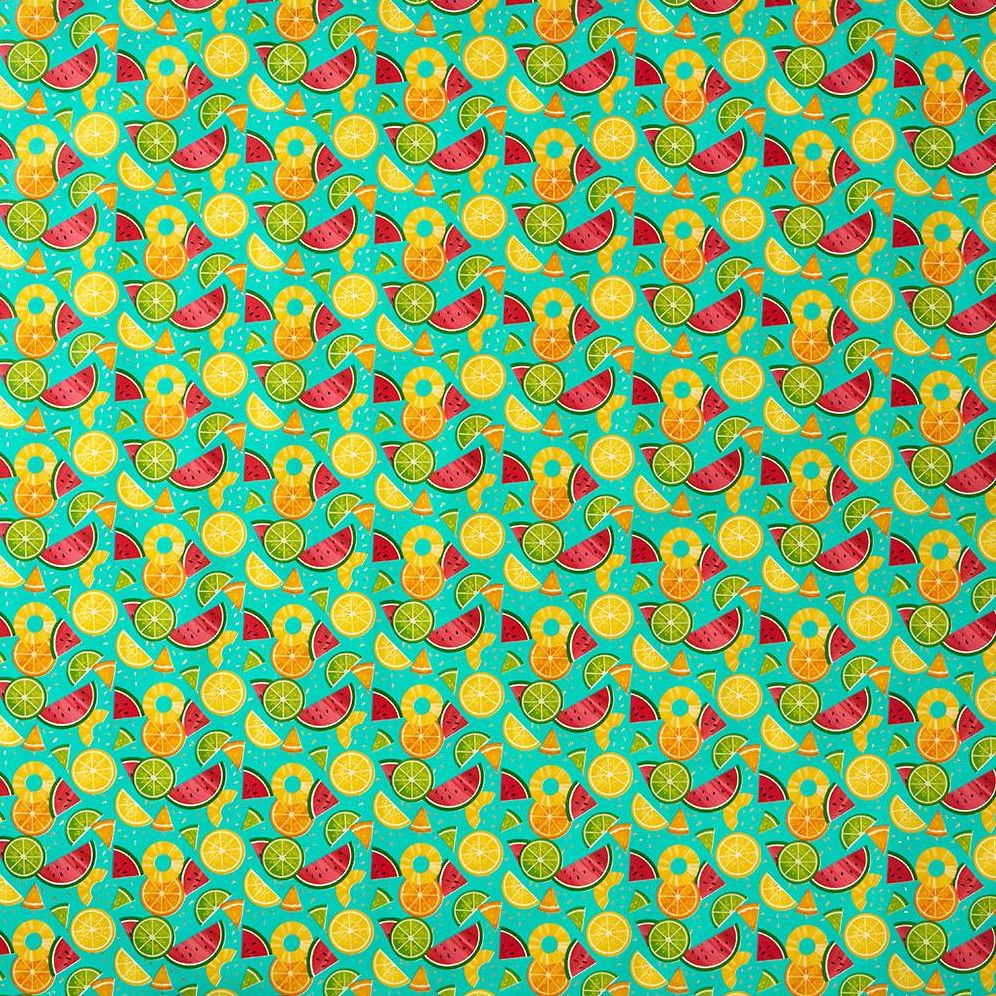 Mixed Fruit Stone Wrapping Paper