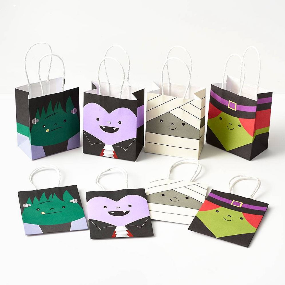 Monster Halloween Treat Bags