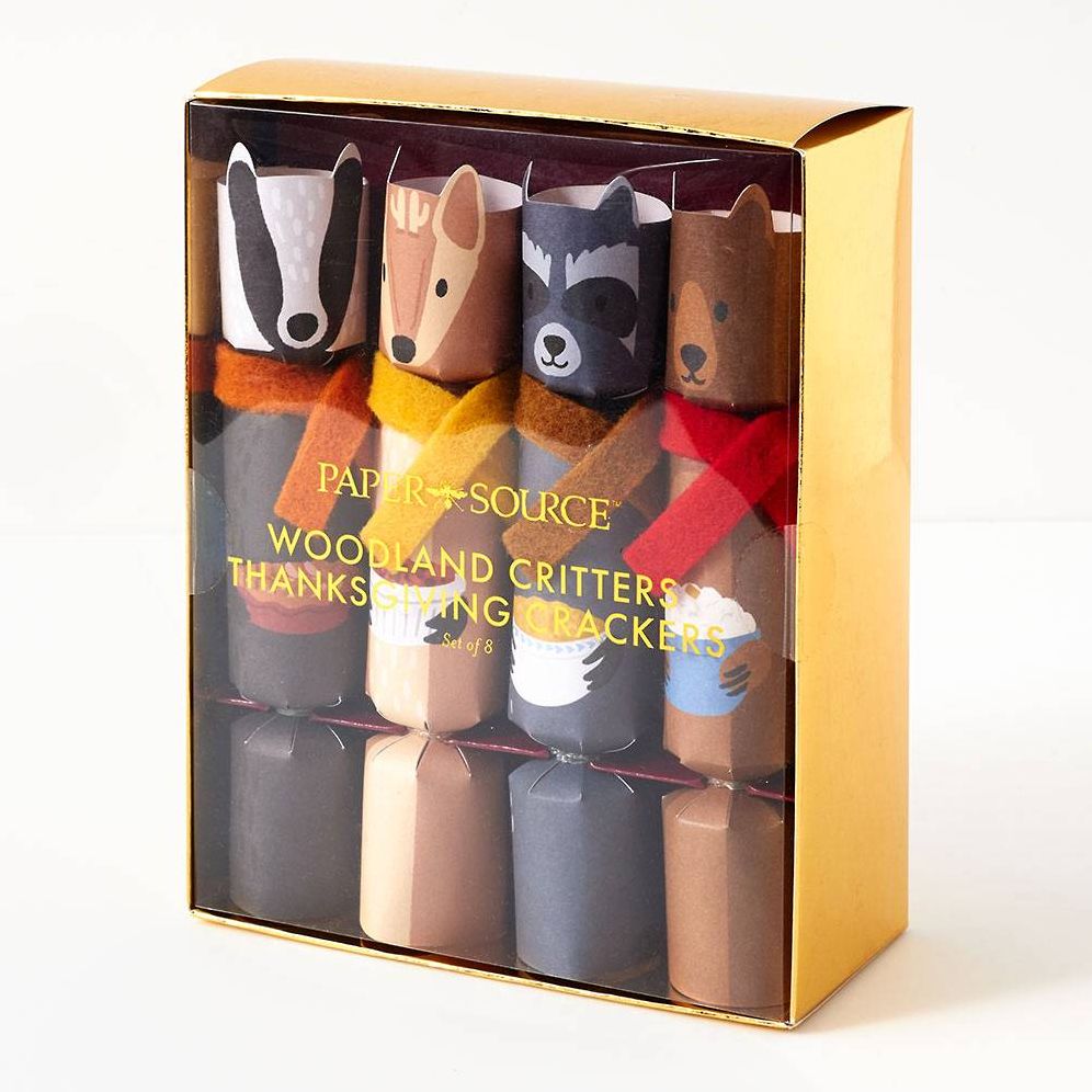Woodland Critters Thanksgiving Party Crackers