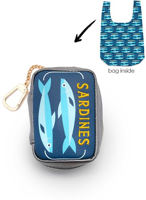 Sardine 2-in-1 Bag Charm + Shopper Bag
