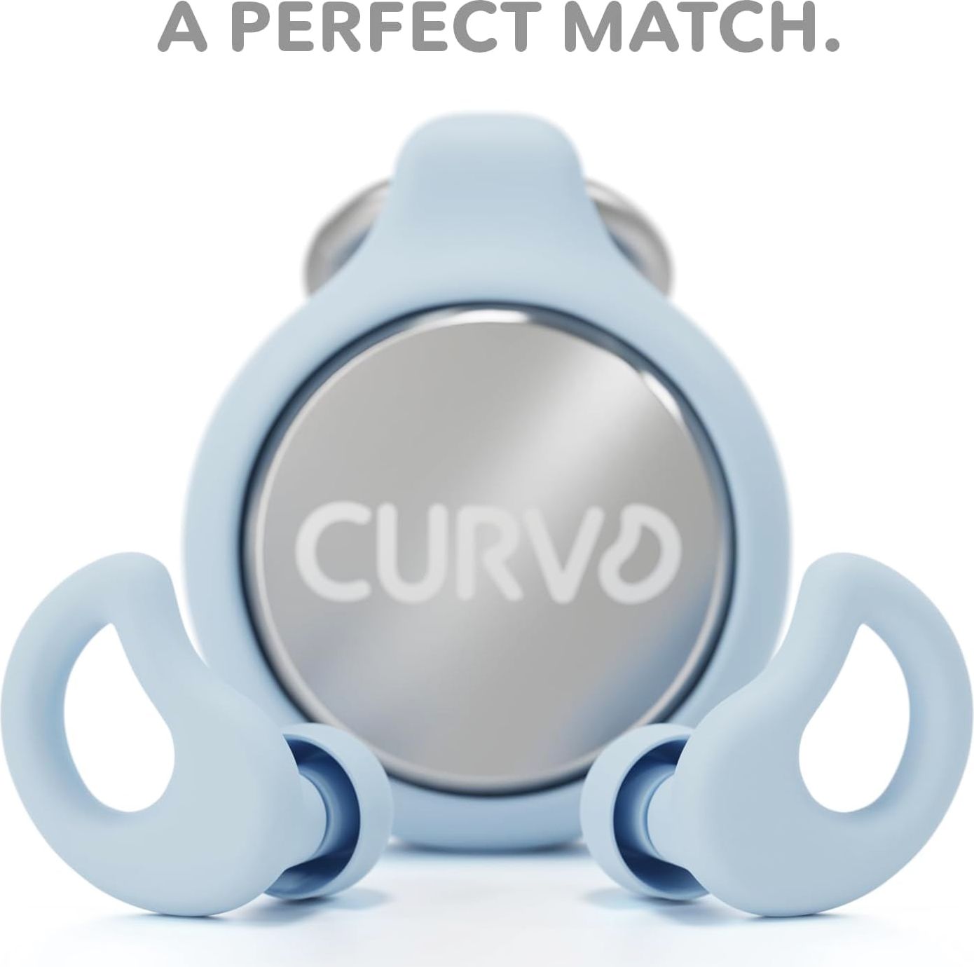 CURVD - Everday Earplugs - Light Blue