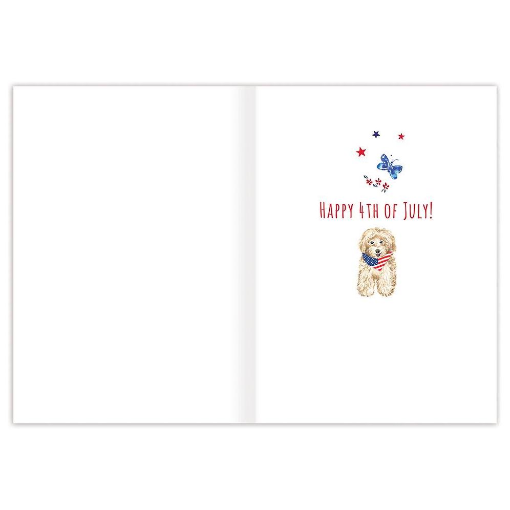 America The Beautiful Fourth Of July Card
