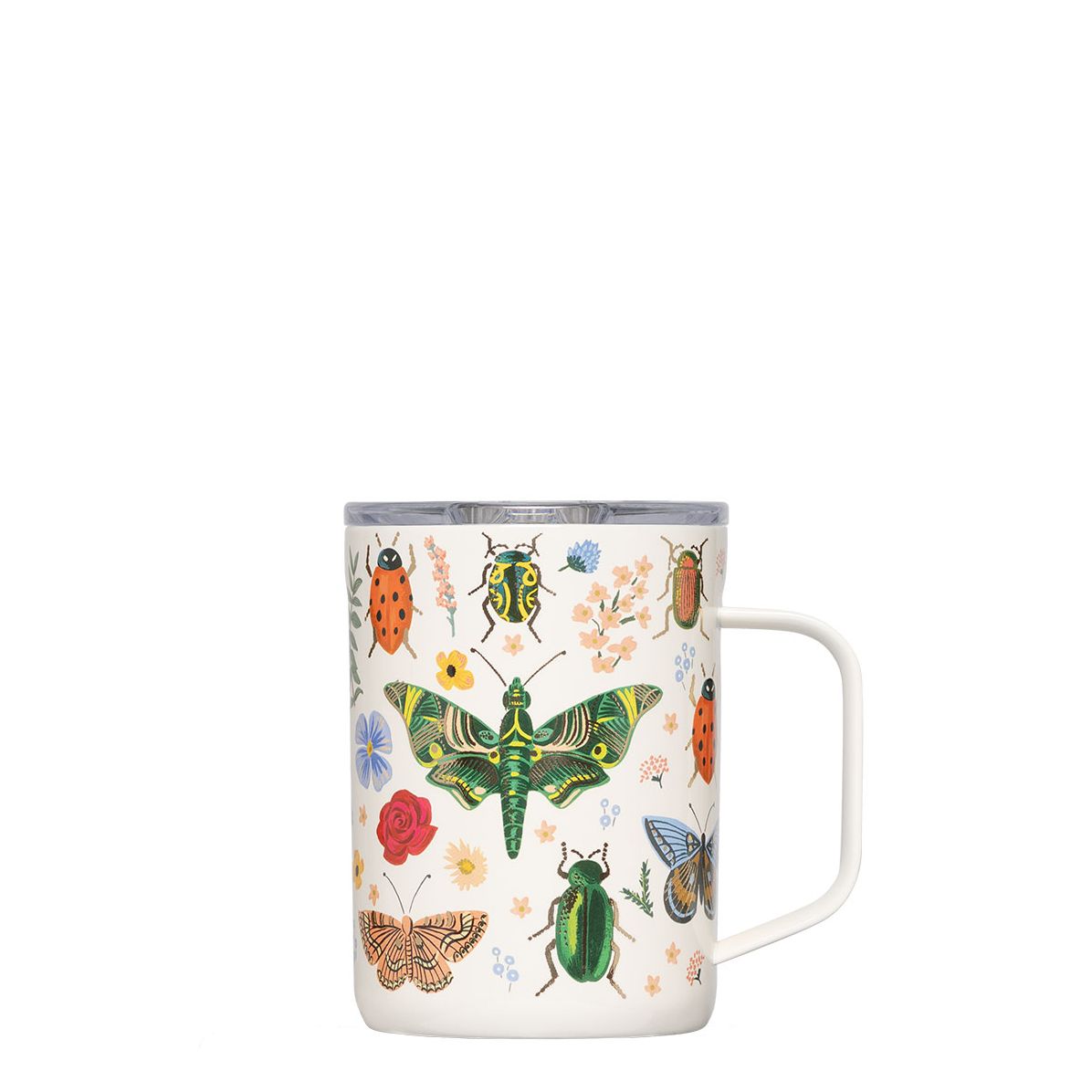 Mug Corkcicle x Rifle Paper Curio Cream 16 Oz | Paper Source