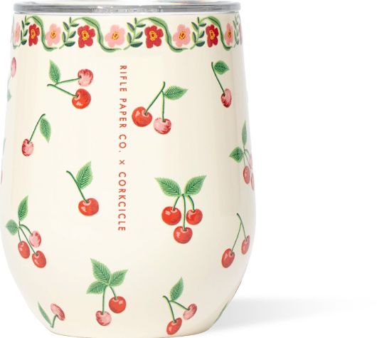 Cherries Stemless Corkcicle x Rifle Paper | Paper Source