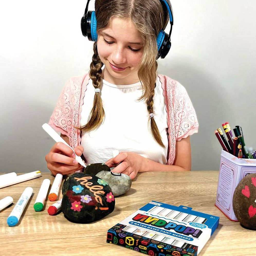 Vivid Pop! Water Based Paint Markers - 8 Colors