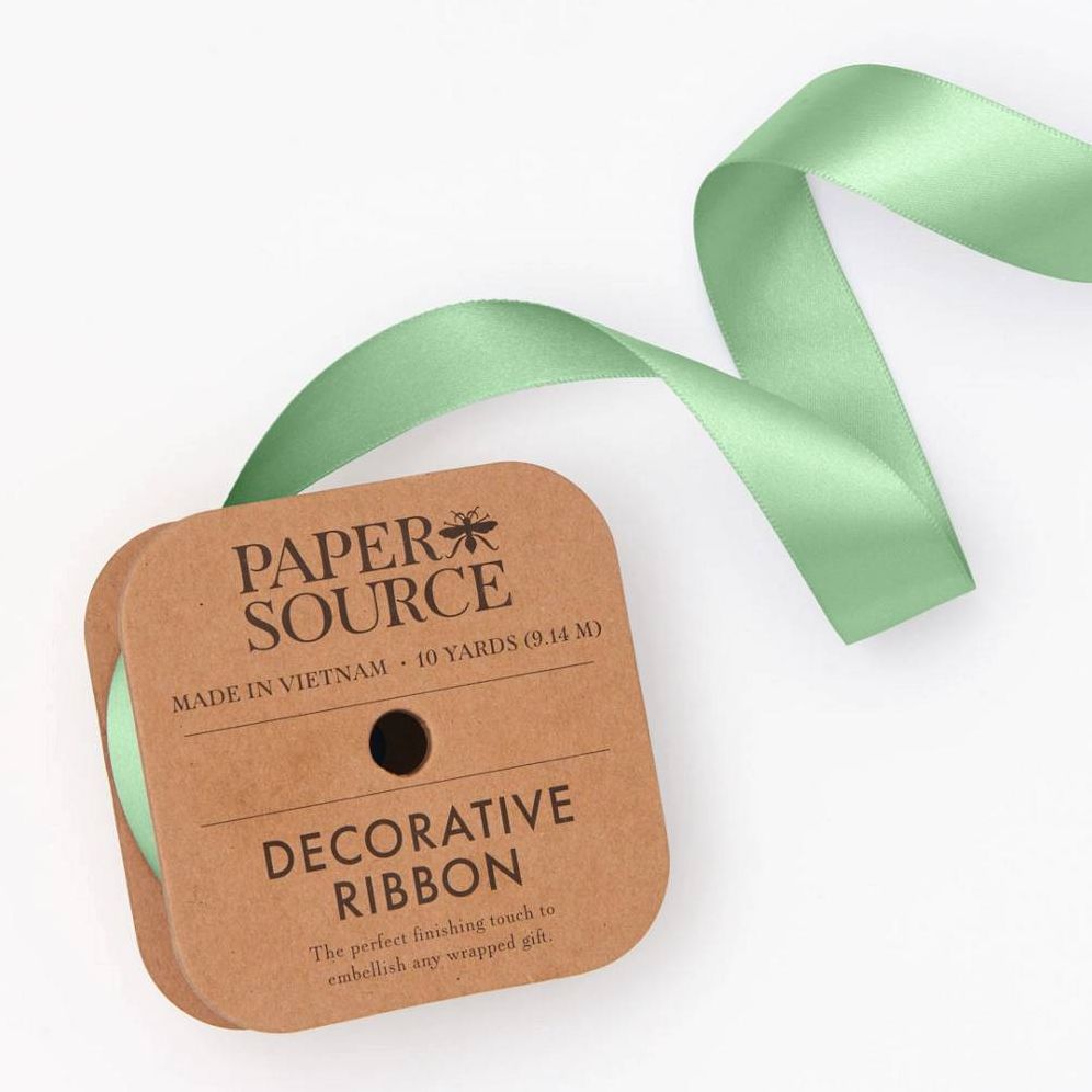 Satin Sage Ribbon 1" 10YD