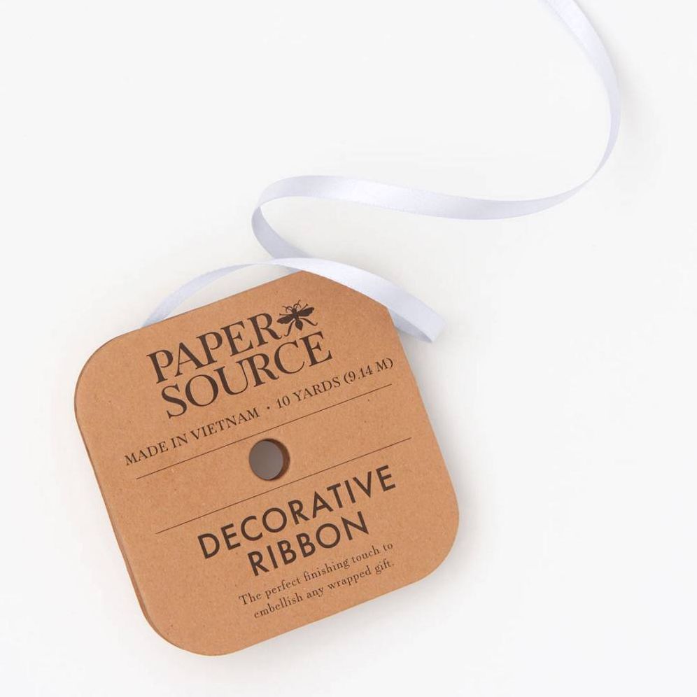 Satin White 1/4" 10 YD