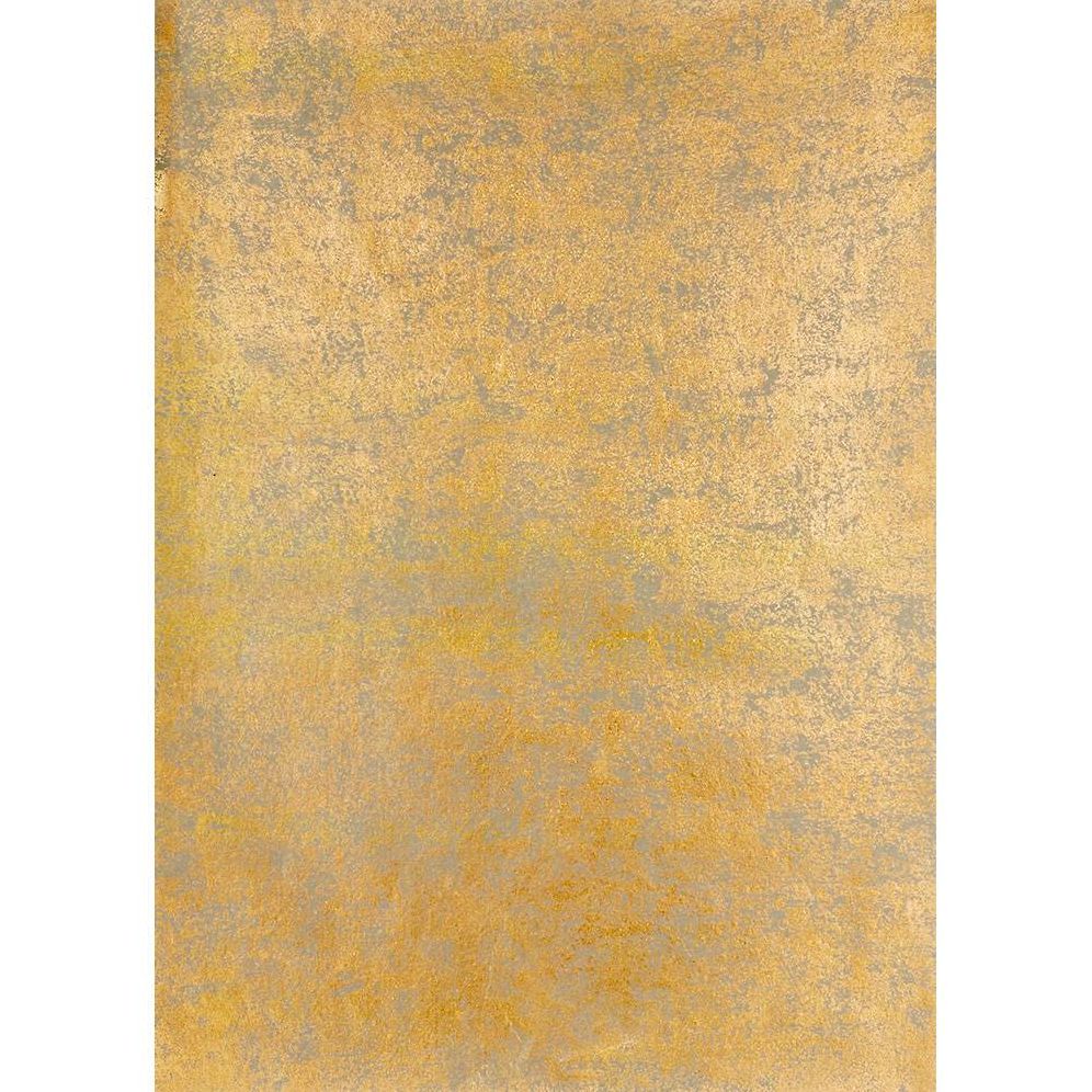 Crushed Gold on Gunmetal Gray Handmade Paper