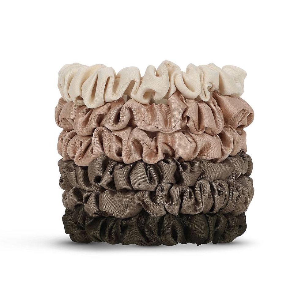 Petite Eucalyptus Satin Scrunchies