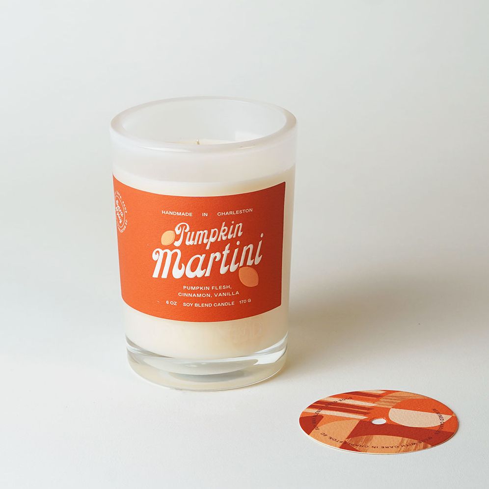 Rewined Pumpkin Martini Candle 6 oz