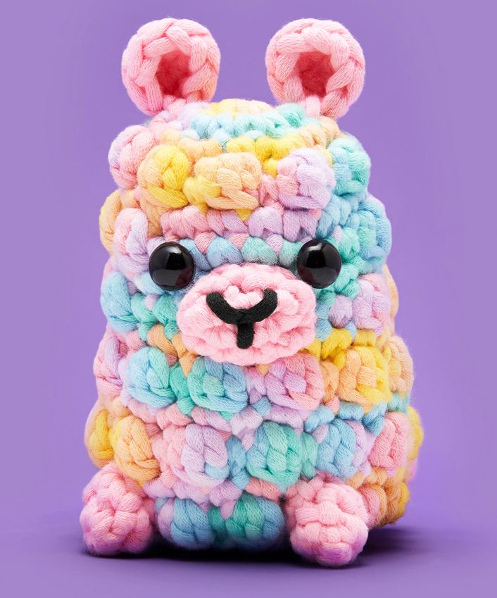Gertrude the Llama Pastel Learn to Crochet Kit