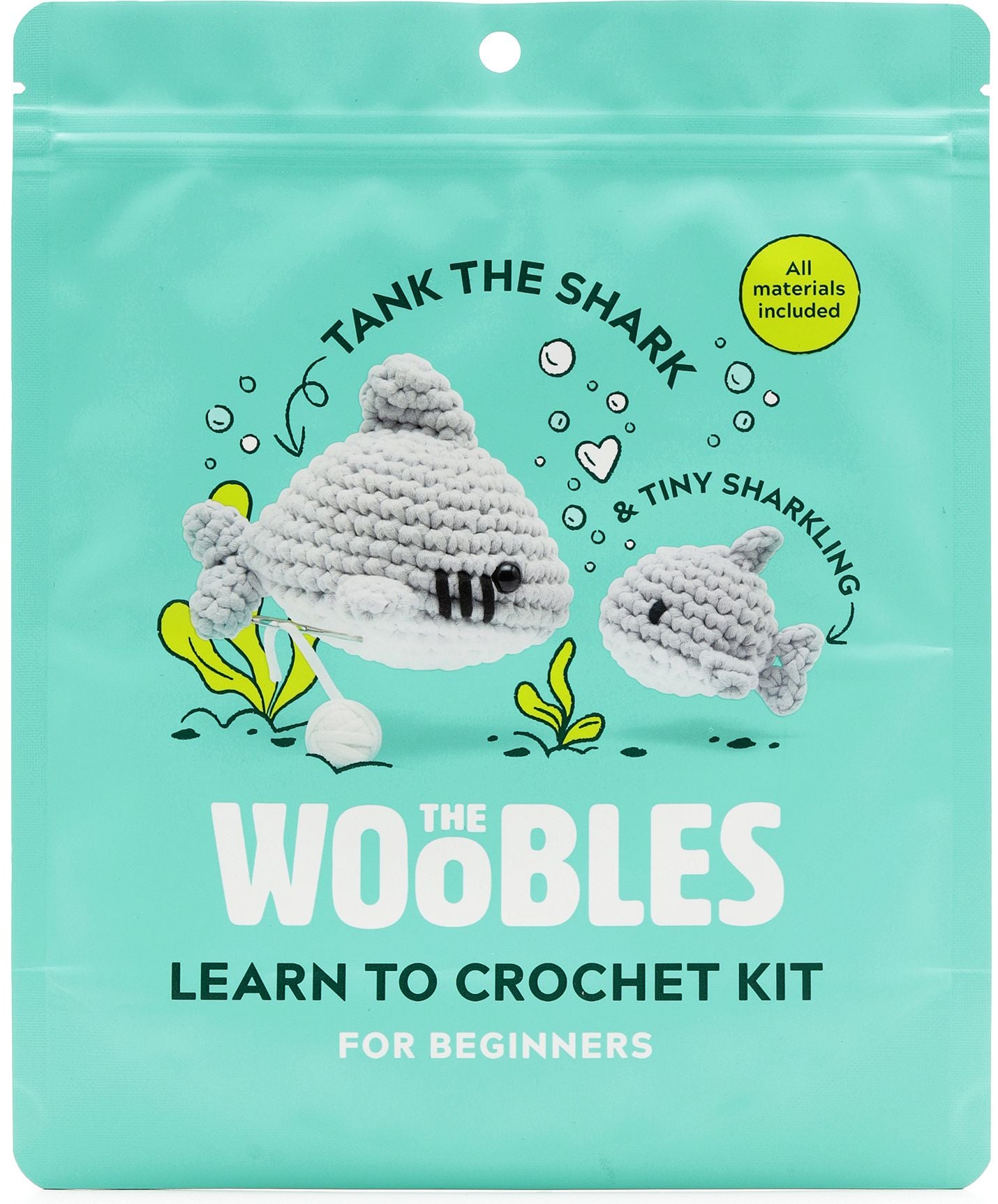 Tank the Shark, The Woobles Beginner Crochet Kit - Exclusive