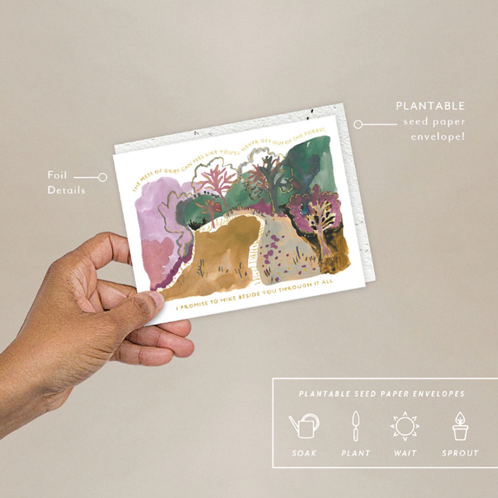 Beside You Sympathy Card