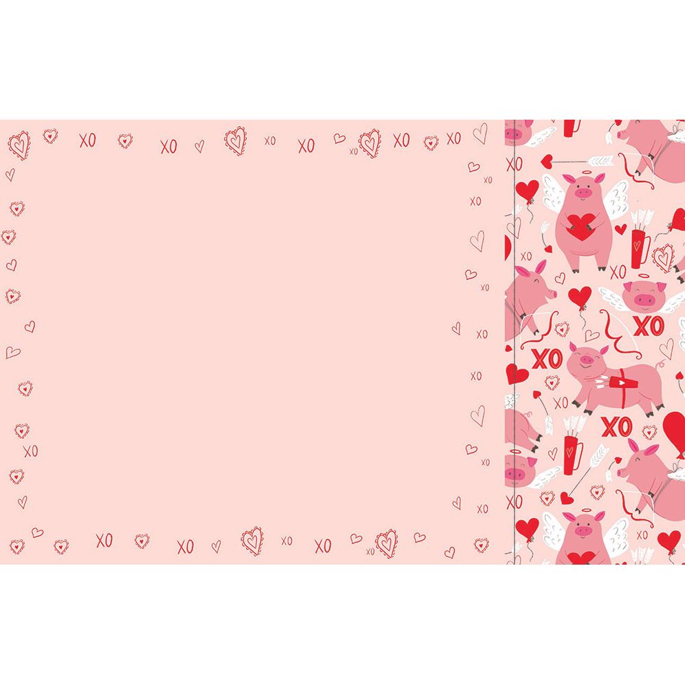 Hogs & Kisses Valentine's Day Card
