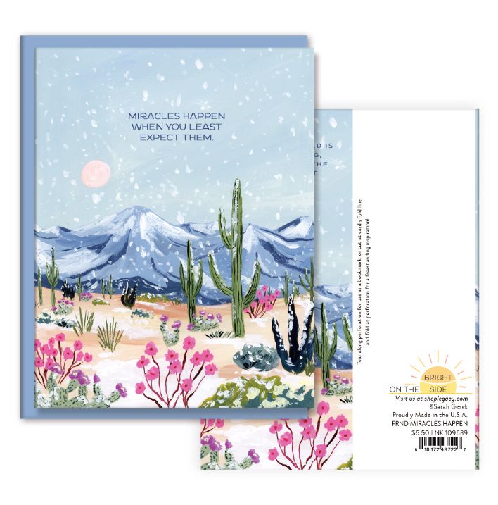 Miracles Happen Friendship Card