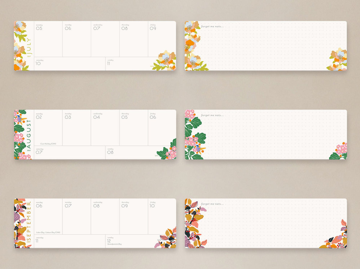 2027 Seedlings Soft Days Ahead Desk Planner