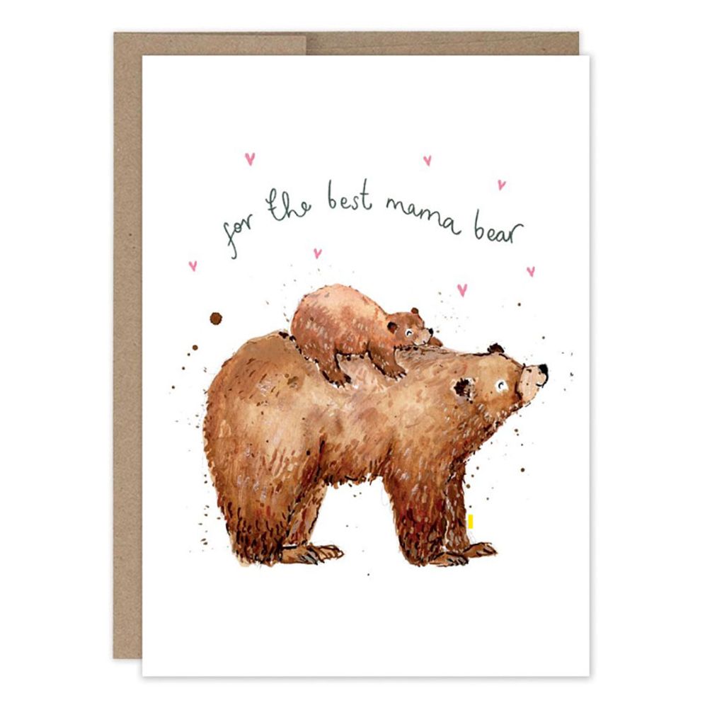 Best Mama Bear Mother's Day Card