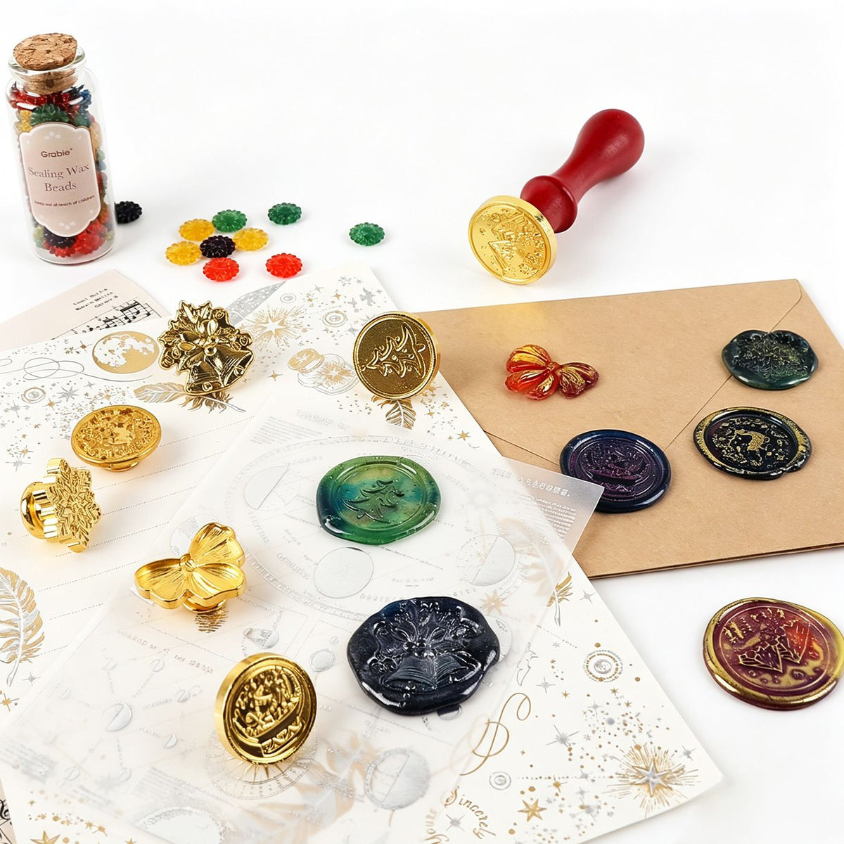 Grabie Sealed For Holiday Wax Seal Kit