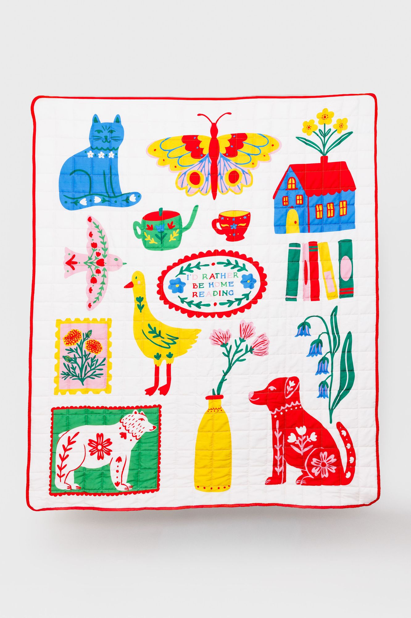 Quilted Blanket, Scandinavian Icons