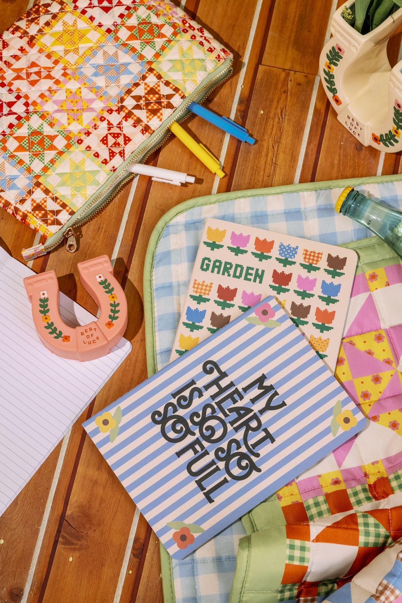 ban.do Quilted Pouch, Patchwork