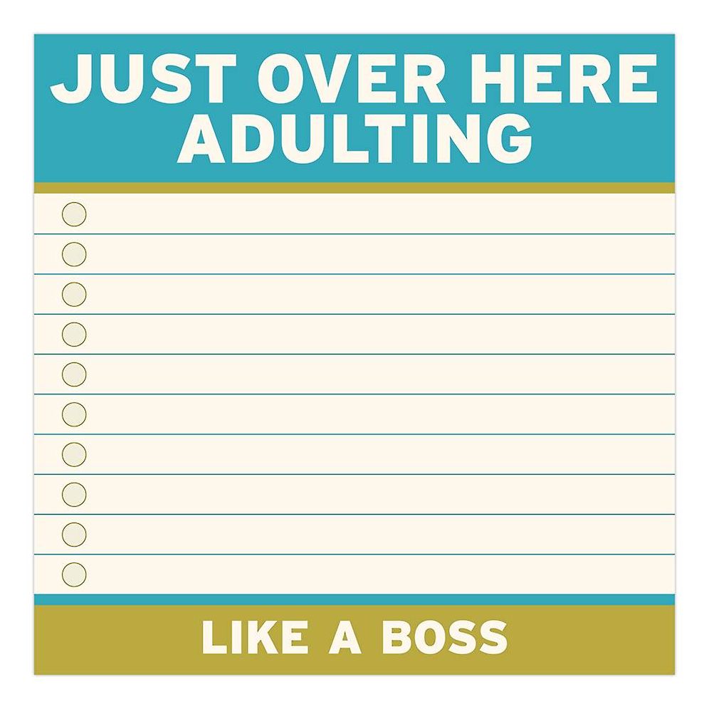 Adulting Large Sticky Notes