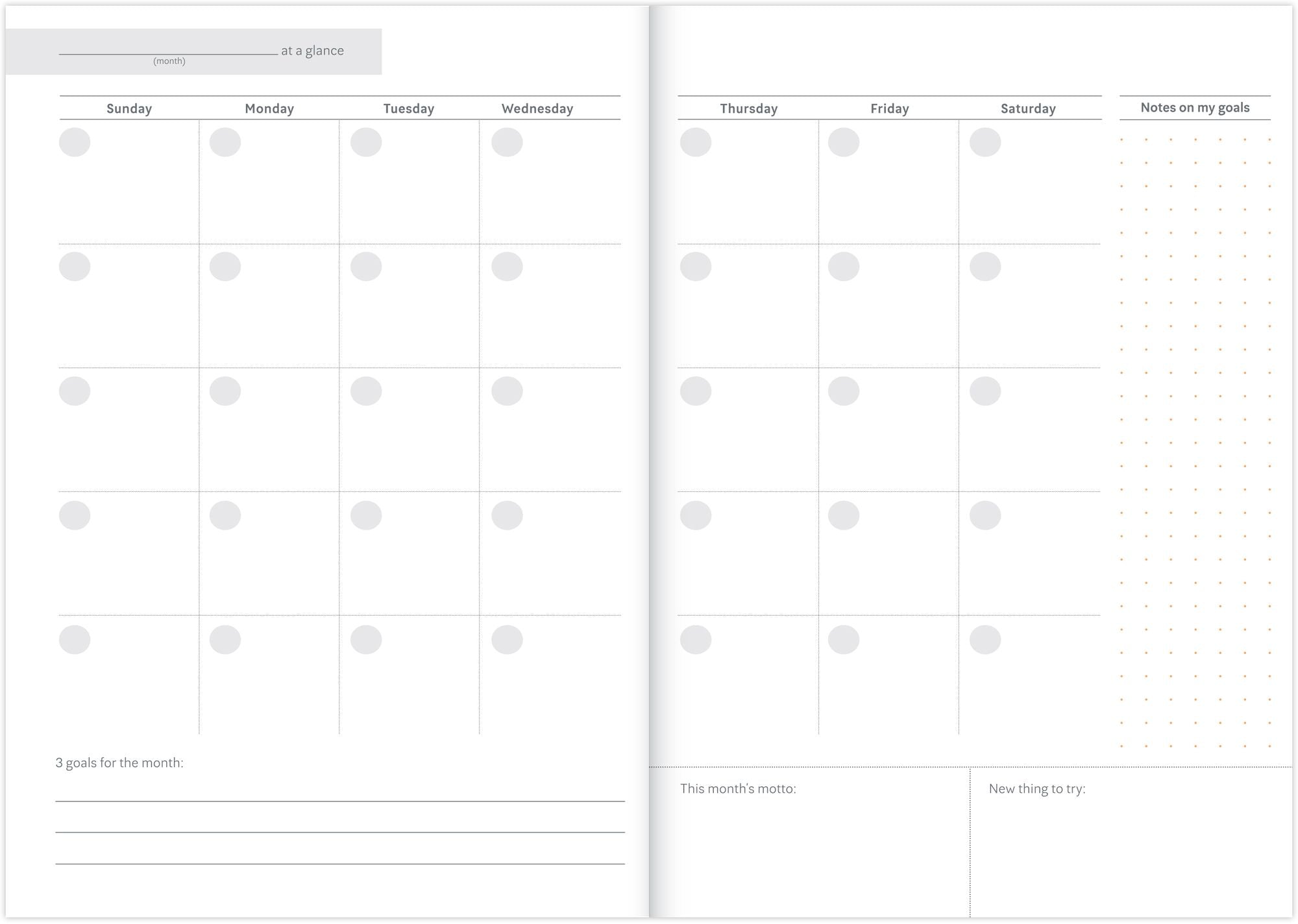 You Got This 6 Month Productivity Tracker