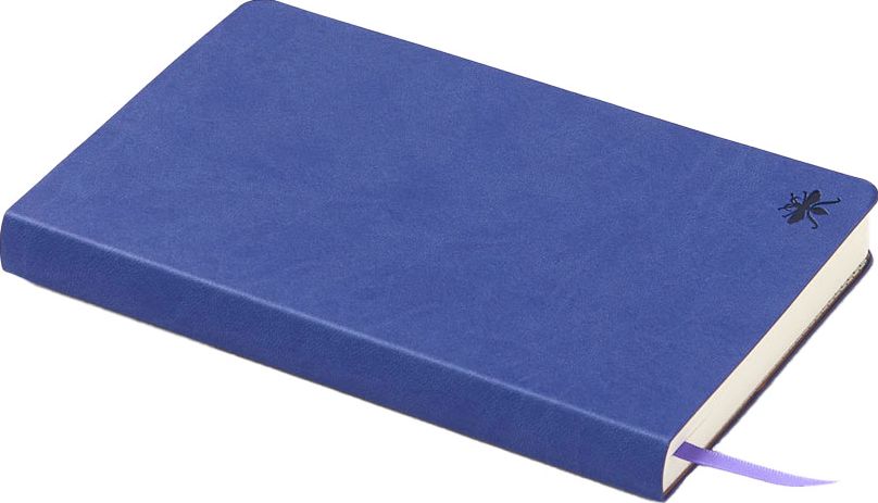 Dark Blue Paper Wasp Lined Journal