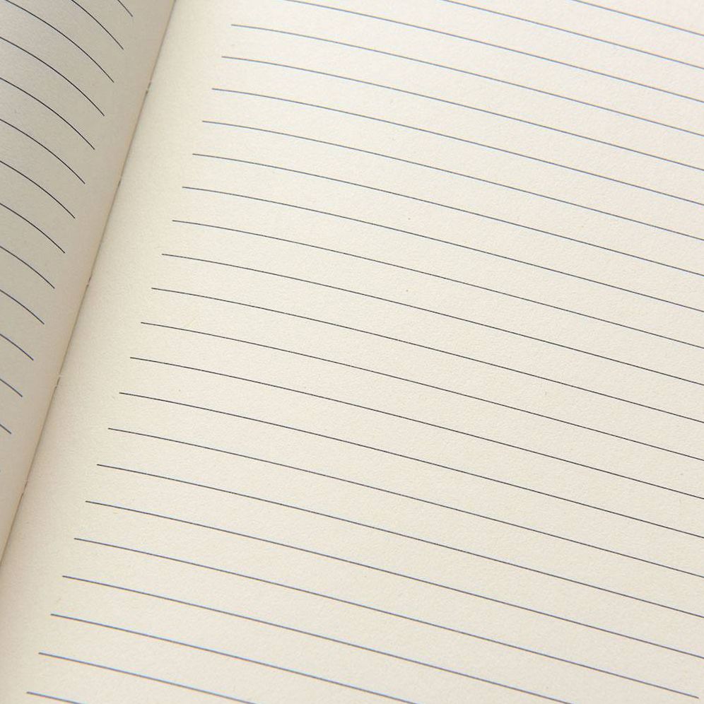 Dark Blue Paper Wasp Lined Journal
