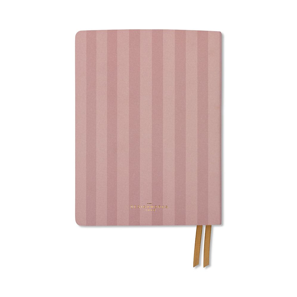 2026-2027 Rose Shadow Stripe Daily Planner