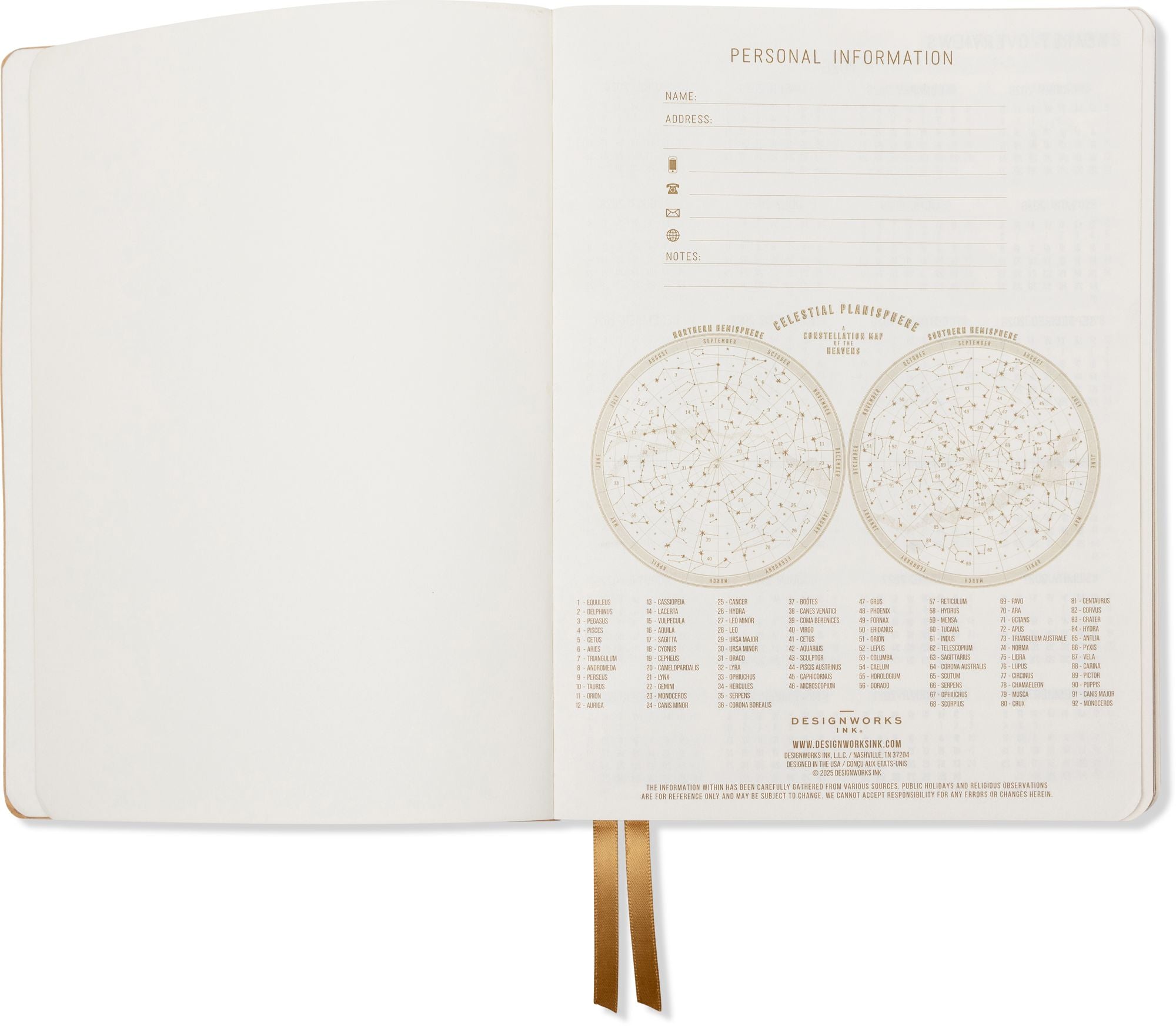 2026-2027 Rose Shadow Stripe Daily Planner