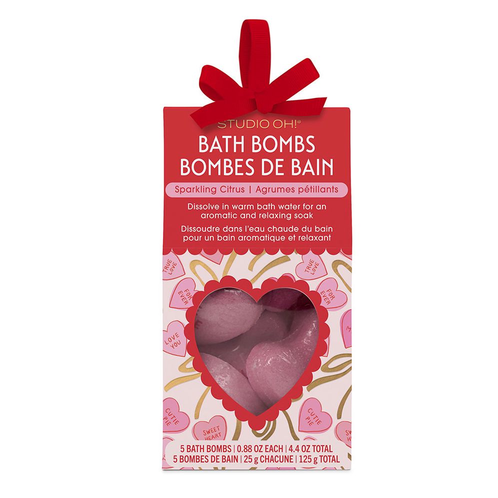 Candy Heart Bath Bombs
