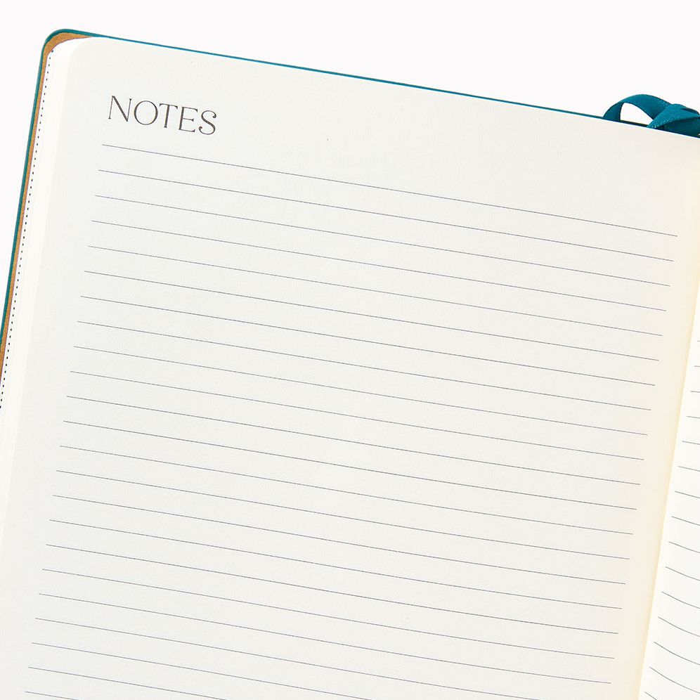 Teal Paper Wasp LG Undated Planner