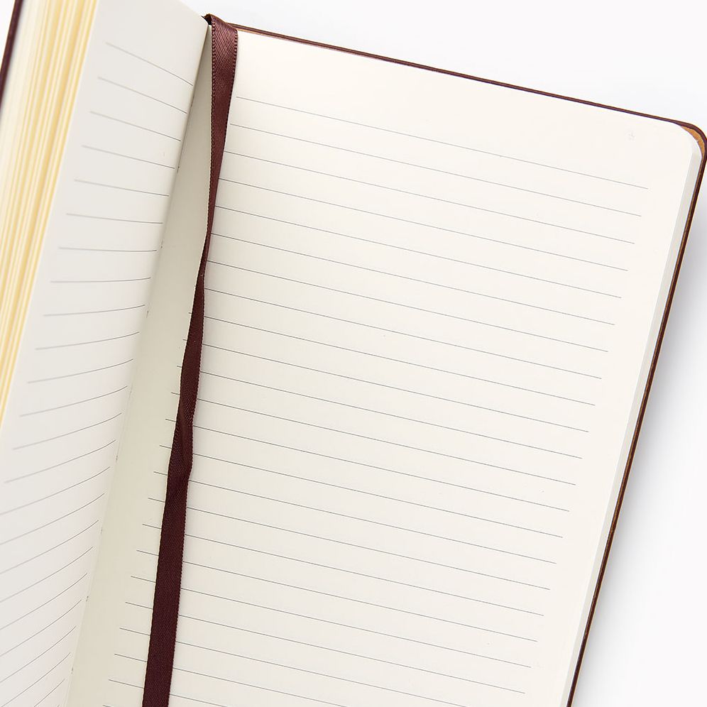 Chocolate Paper Wasp Med Lined Journal