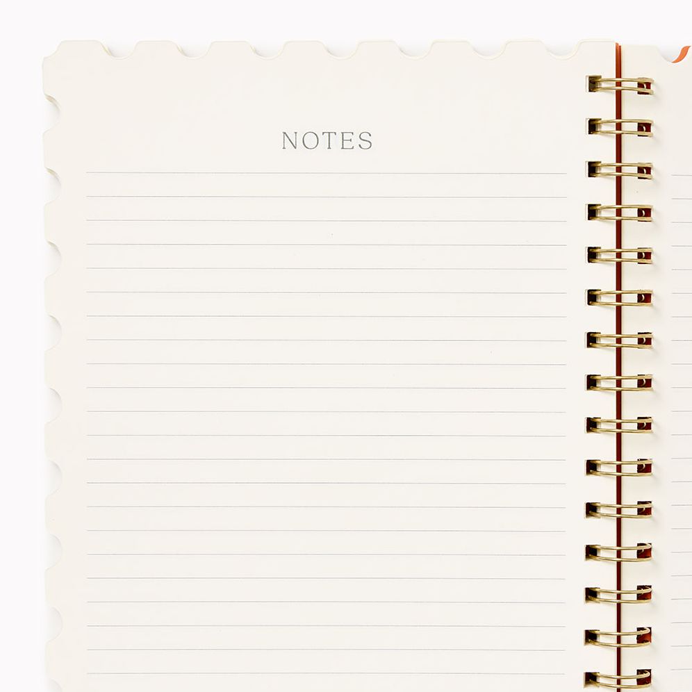 2027 Paper Source Orchid Stamps Die-Cut 12M Planner
