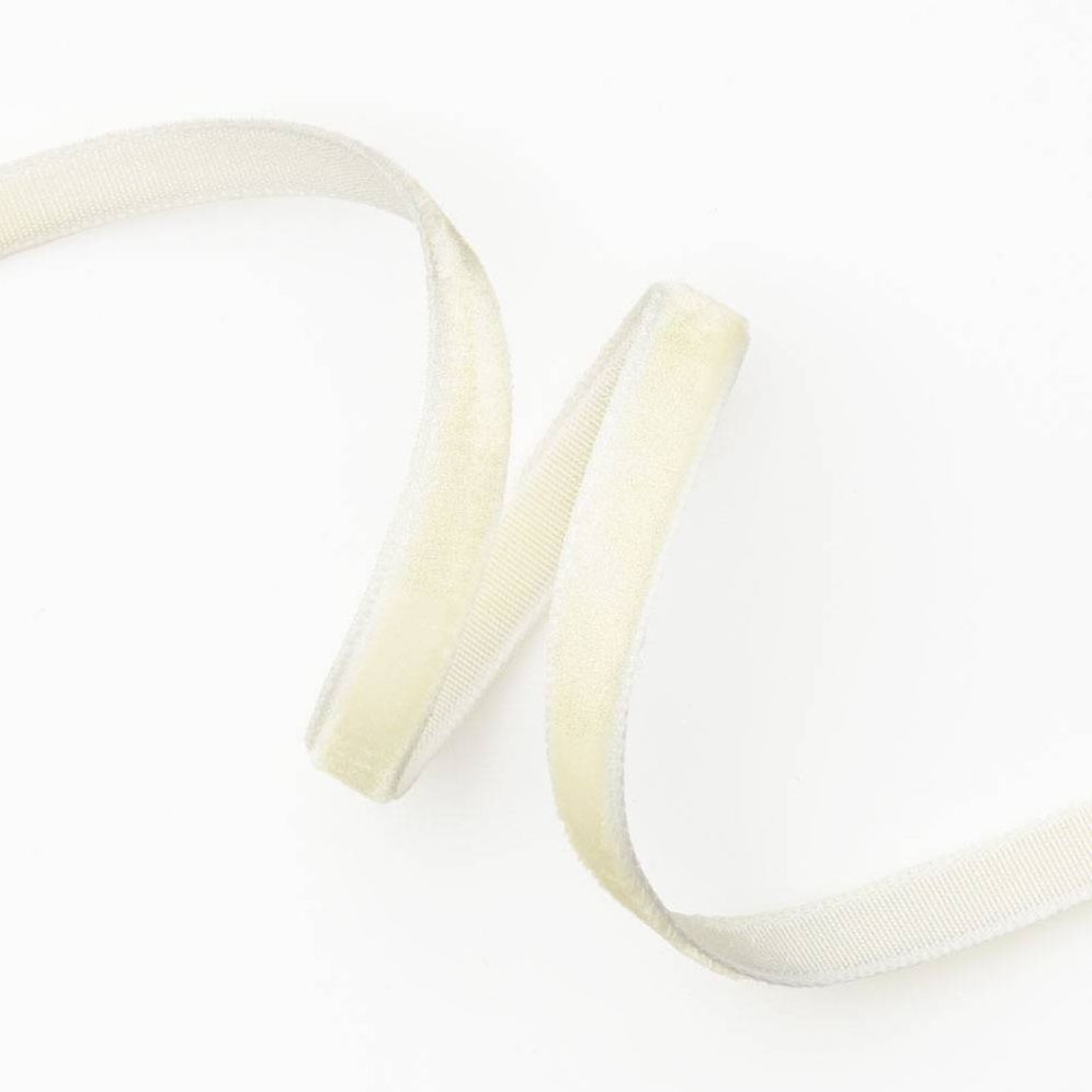 Cream Velvet Ribbon 1/4" 10 YD