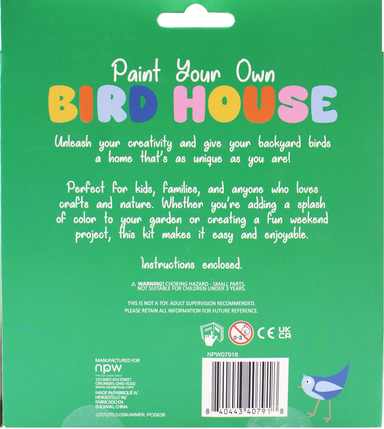 Paint a Birdhouse Kit