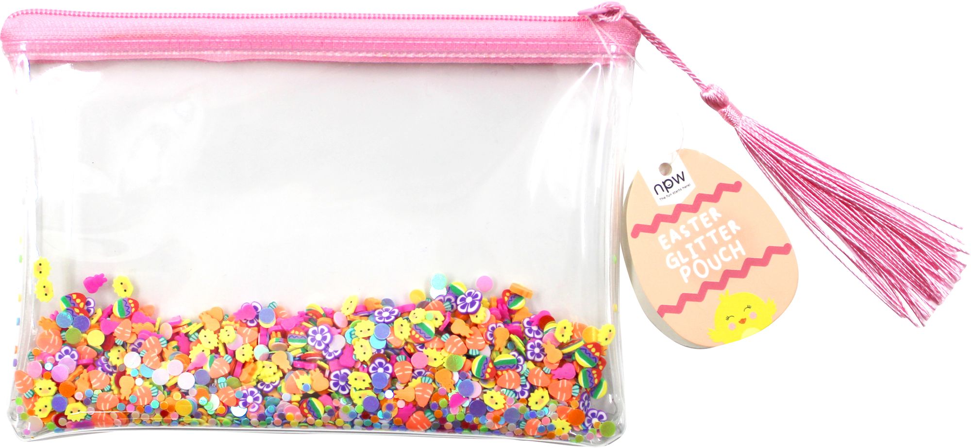 NPW Easter 26' Glitter Pouch