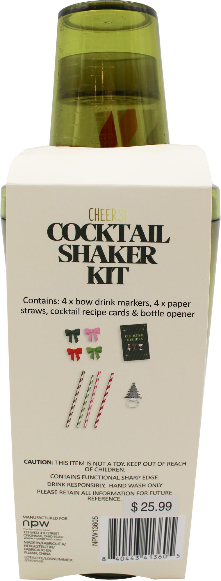Festive Cocktail Shaker