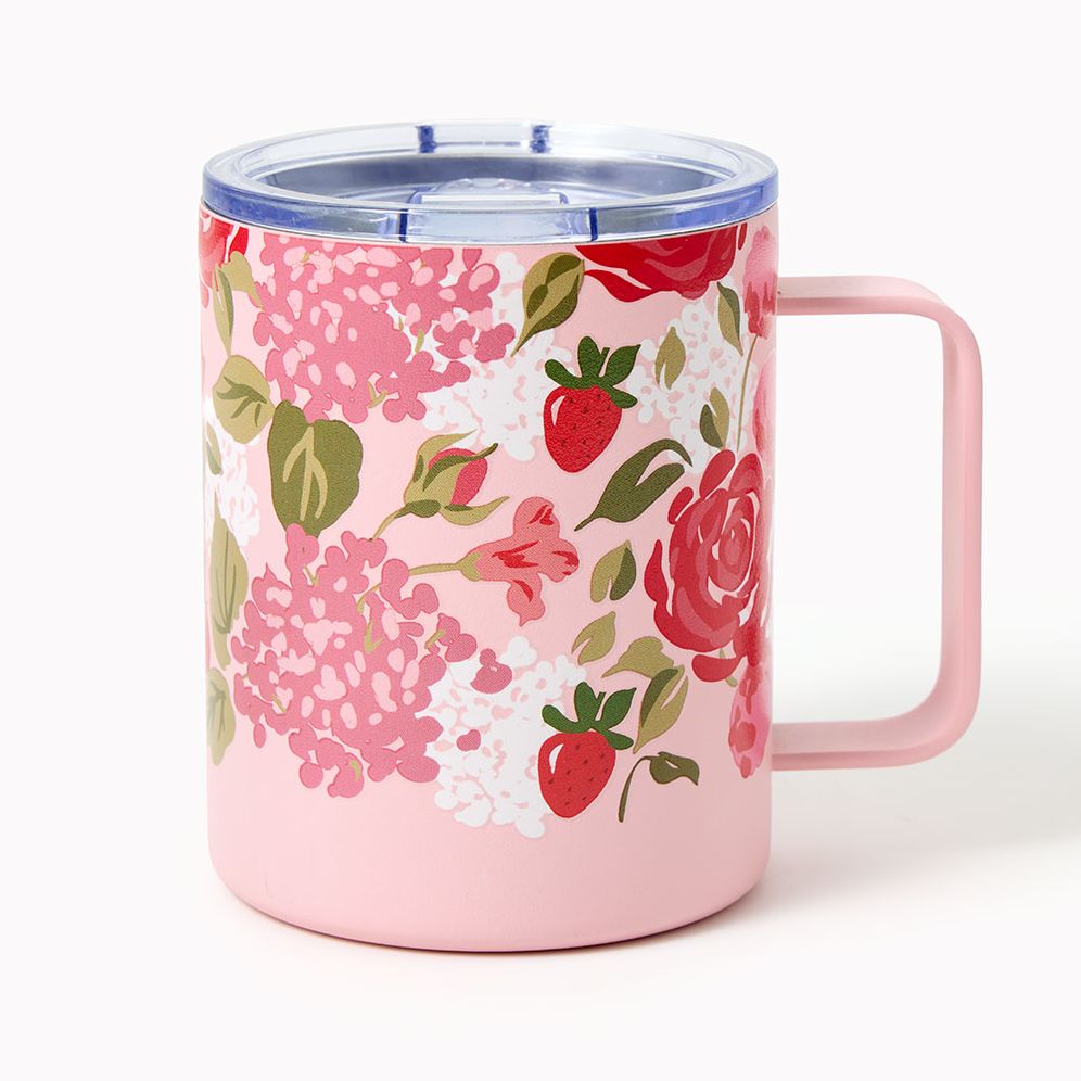 Rose Garden 14 oz Insulated Mug | Paper Source