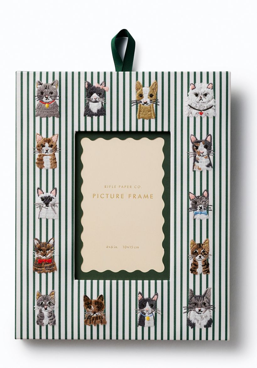 Dog Days Embroidered Picture Frame