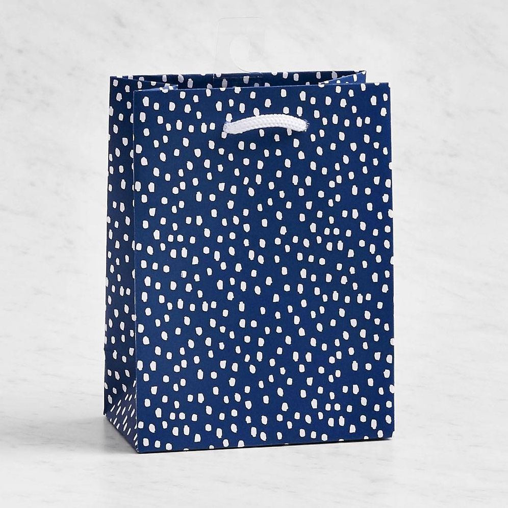 Navy Flurry Small Bag | Paper Source